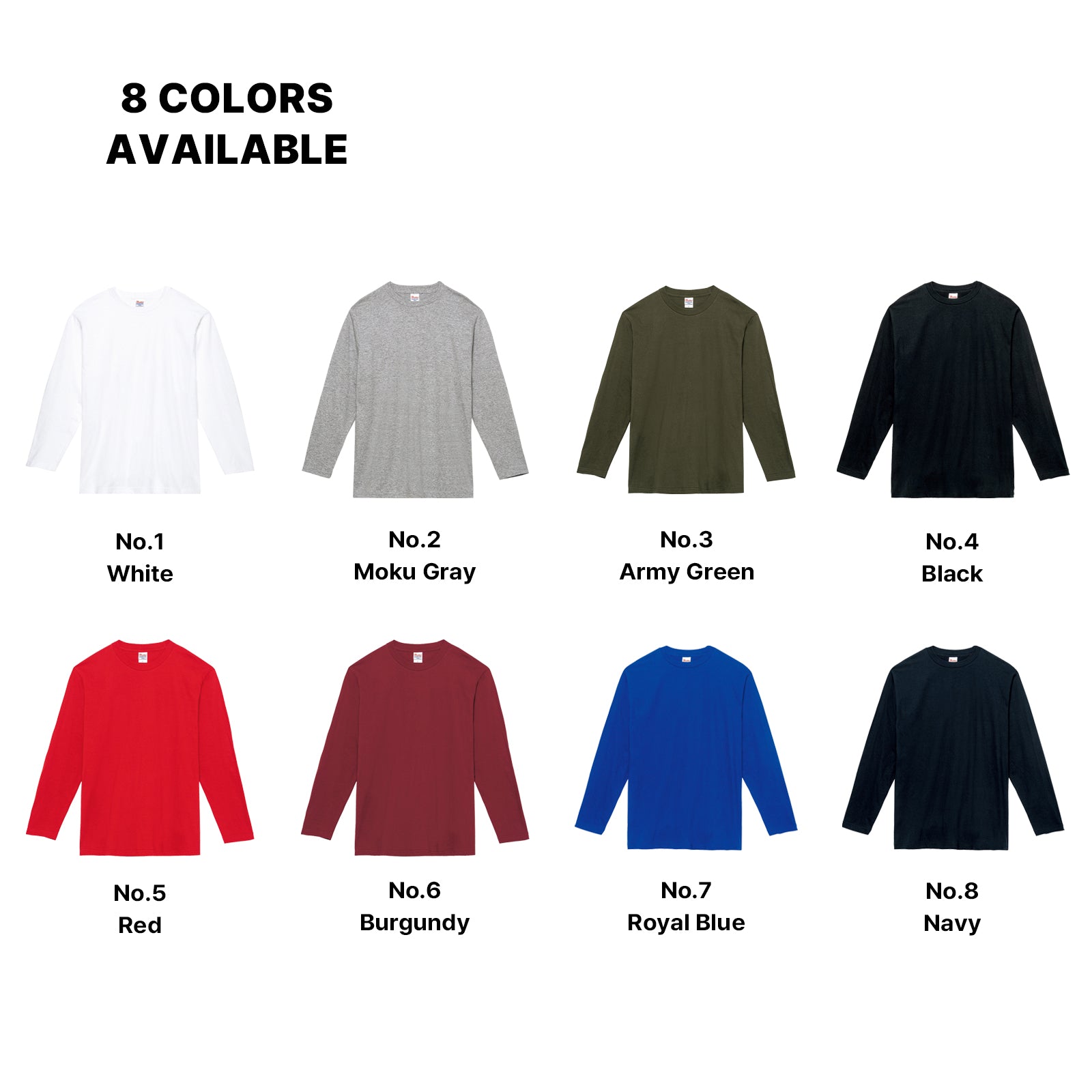 Personalized Cotton T Shirt Custom Long Sleeve Tee Text Logo Image Photo Print