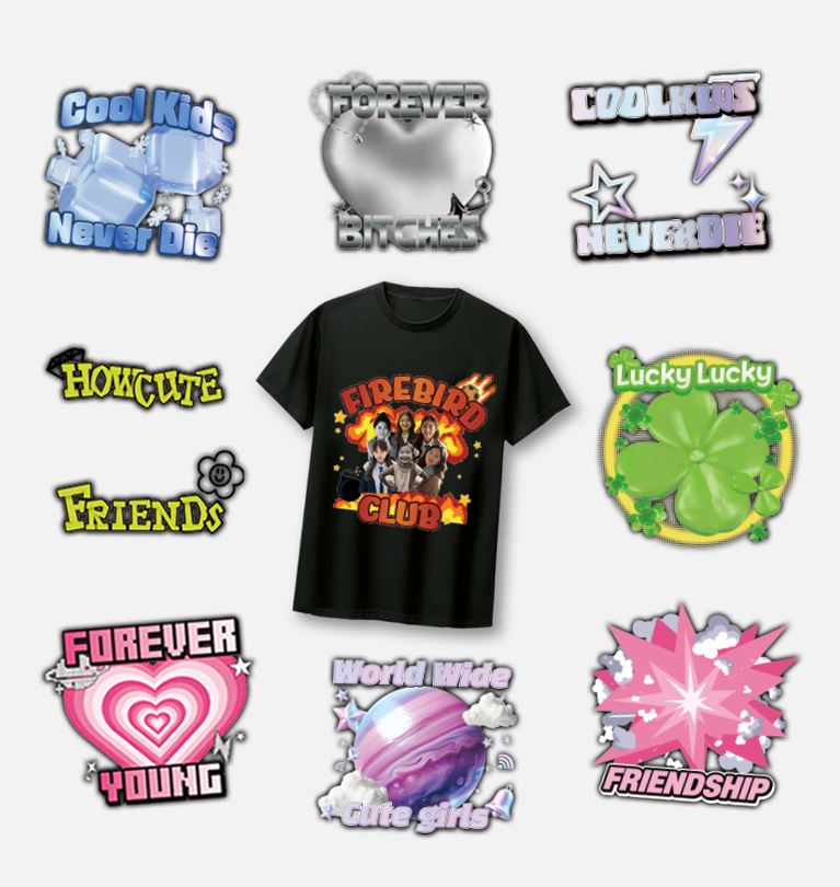 DTF Gang Sheet, Custom DTF Transfers, Ready to Press DTF Gang Sheets, Full Color Direct to Film