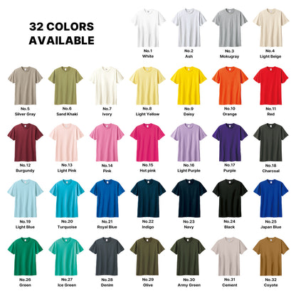 Personalized Cotton T Shirt Custom Short Sleeve Tee Text Logo Image Photo Print