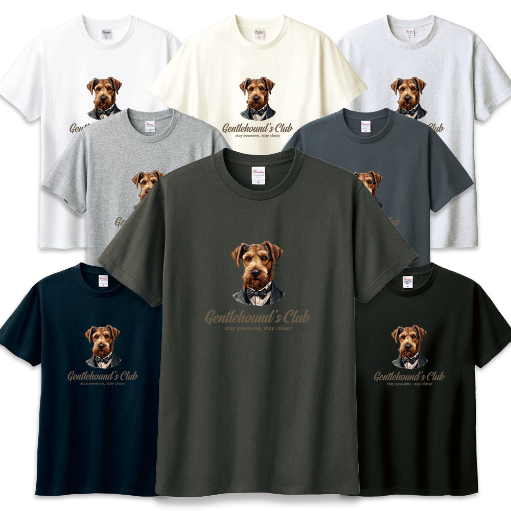 Cotton Dog Airedale Terrier Short Sleeve T-Shirts