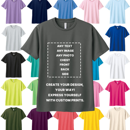 Custom Sports T-Shirt – Breathable Quick-Dry Lightweight & UV Protection