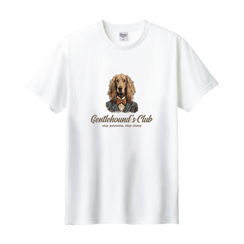 Cotton Dog Afghan Hound Short Sleeve T-Shirt