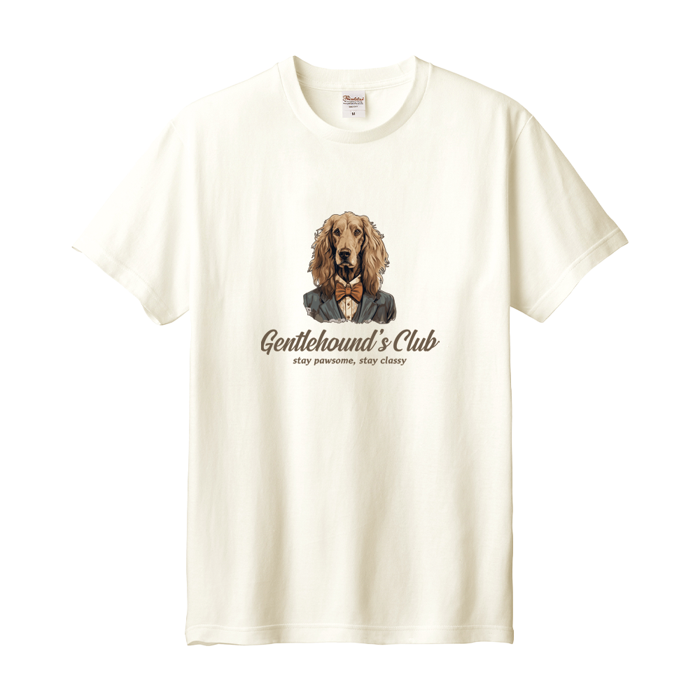 Cotton Dog Afghan Hound Short Sleeve T-Shirt