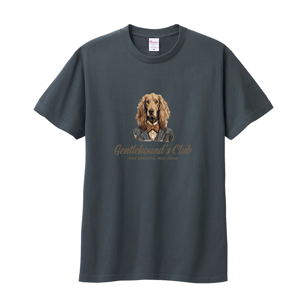 Cotton Dog Afghan Hound Short Sleeve T-Shirt