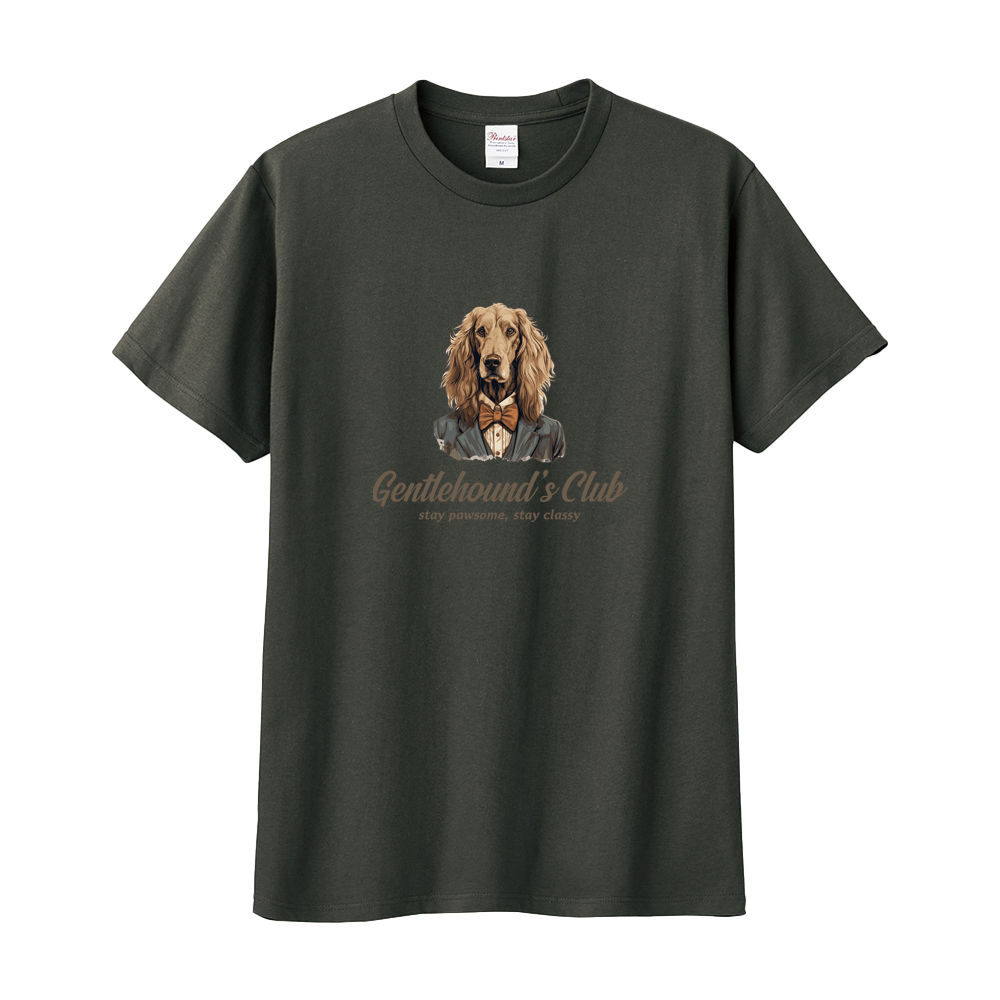 Cotton Dog Afghan Hound Short Sleeve T-Shirt