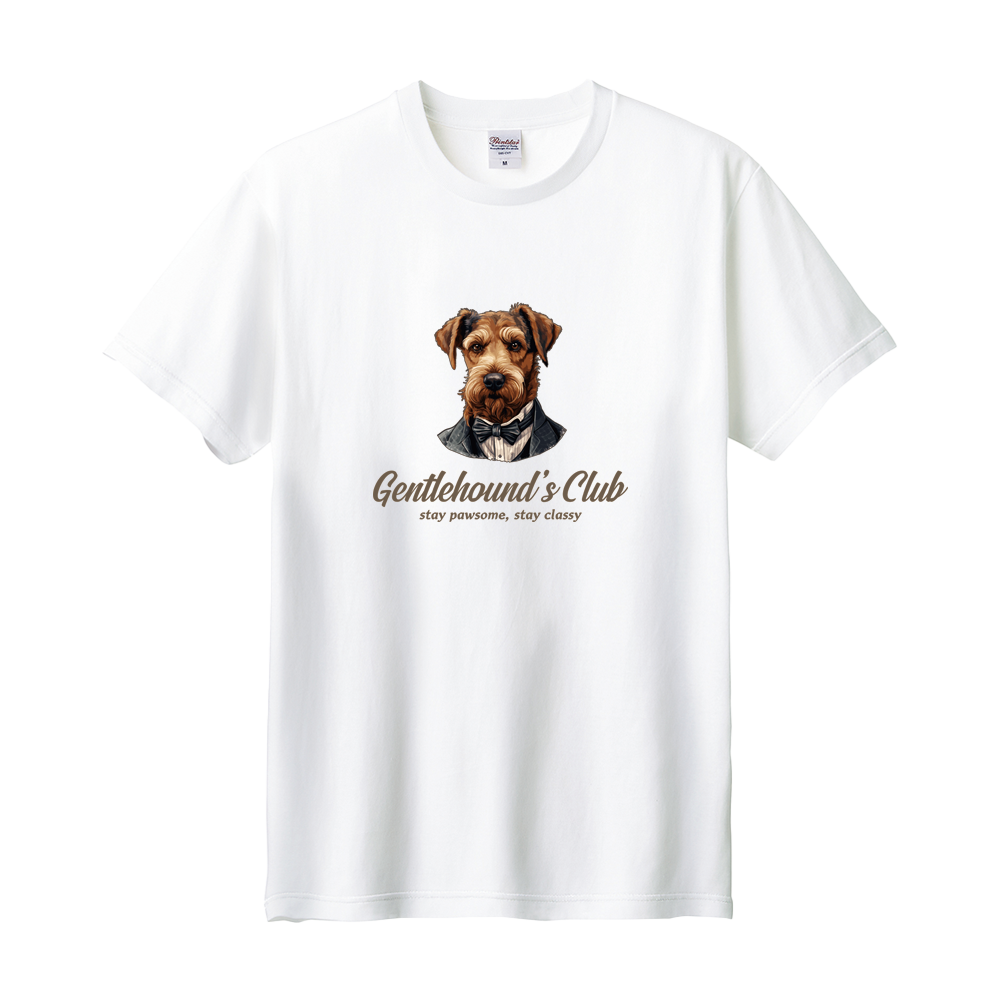 Cotton Dog Airedale Terrier Short Sleeve T-Shirts