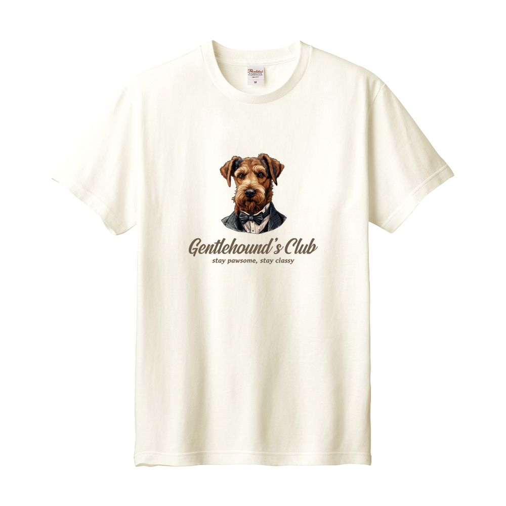 Cotton Dog Airedale Terrier Short Sleeve T-Shirts