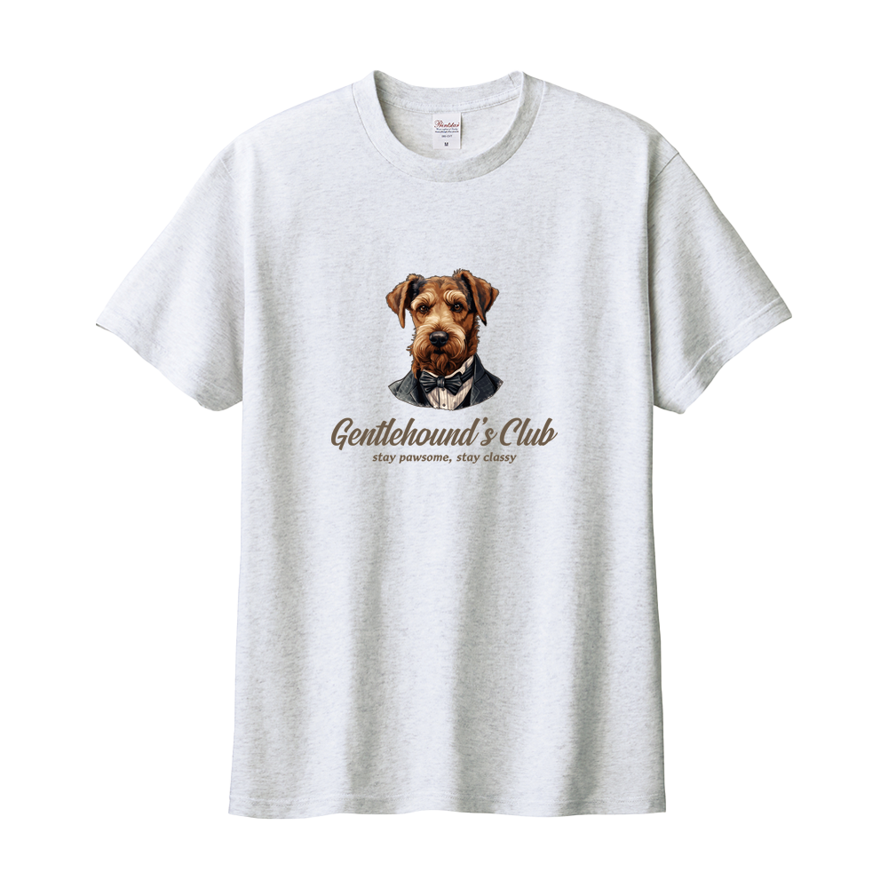 Cotton Dog Airedale Terrier Short Sleeve T-Shirts