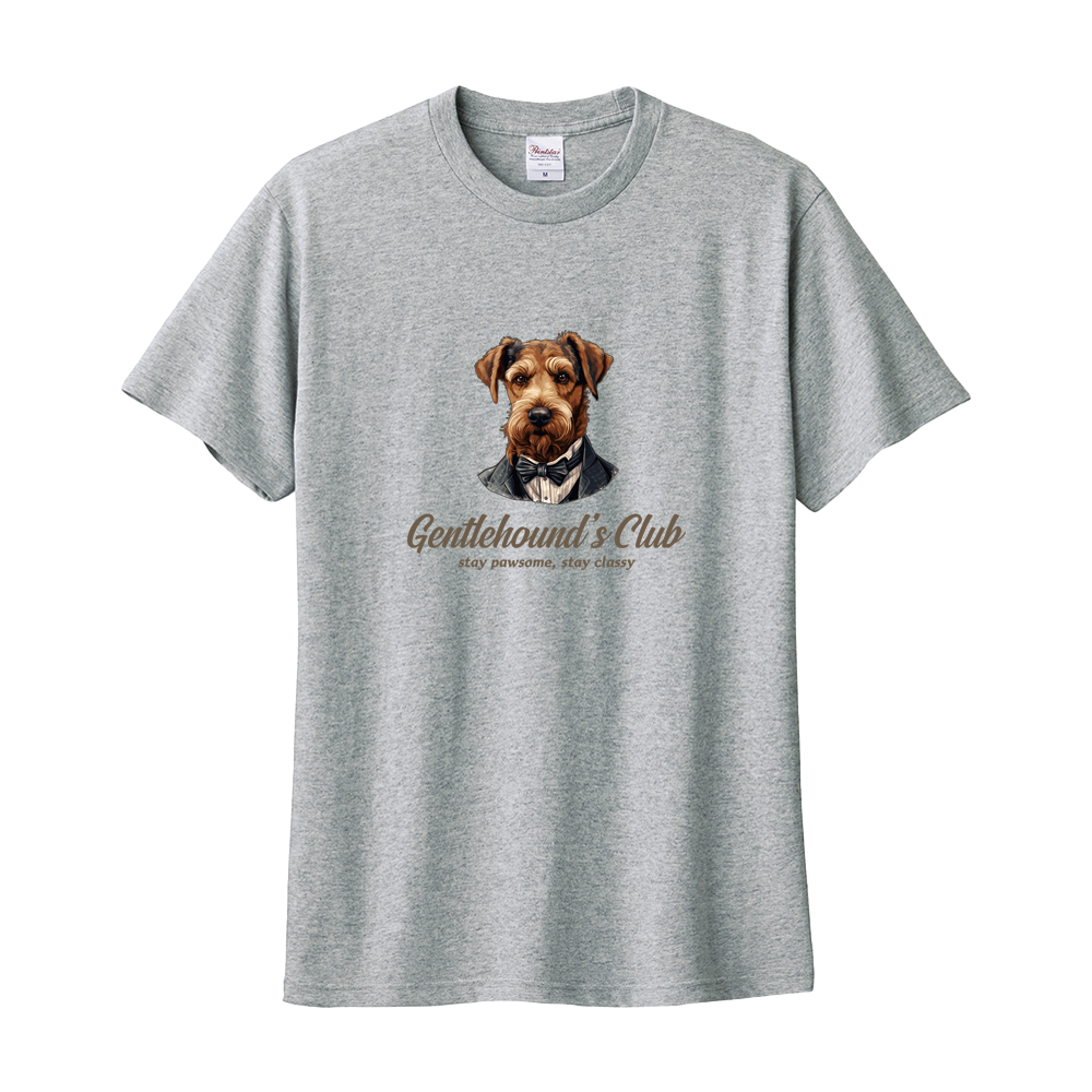 Cotton Dog Airedale Terrier Short Sleeve T-Shirts