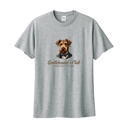 Cotton Dog Airedale Terrier Short Sleeve T-Shirts