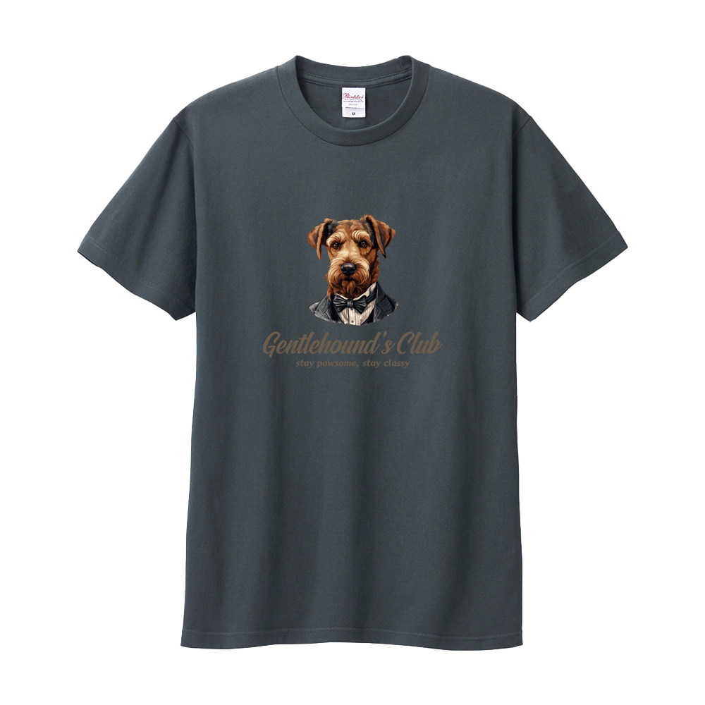 Cotton Dog Airedale Terrier Short Sleeve T-Shirts