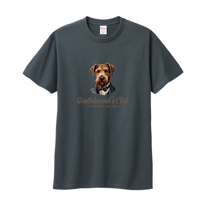 Cotton Dog Airedale Terrier Short Sleeve T-Shirts