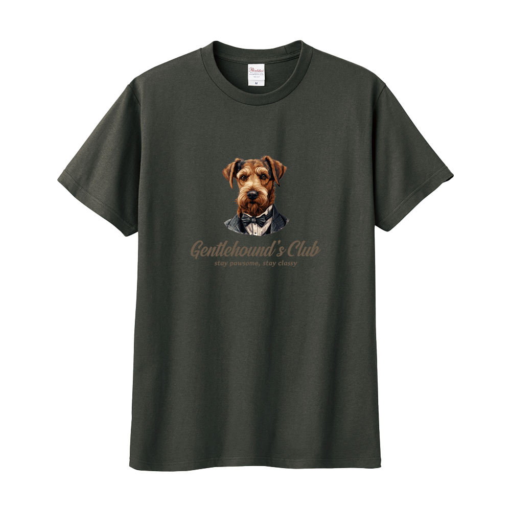 Cotton Dog Airedale Terrier Short Sleeve T-Shirts