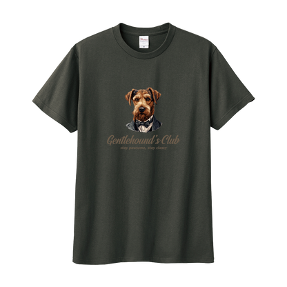 Cotton Dog Airedale Terrier Short Sleeve T-Shirts