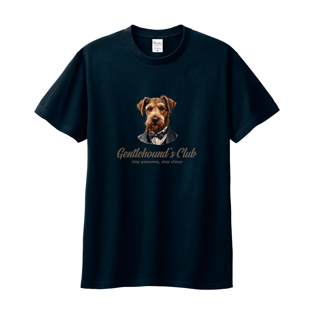 Cotton Dog Airedale Terrier Short Sleeve T-Shirts