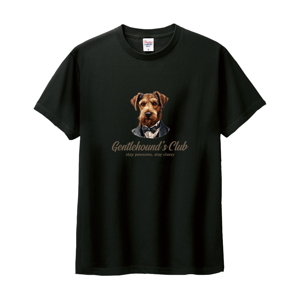 Cotton Dog Airedale Terrier Short Sleeve T-Shirts